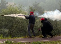 Coal miners fire rockets police during strike in Spain