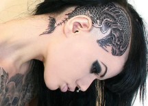 Unique But Unusual Scalp Tattoos…