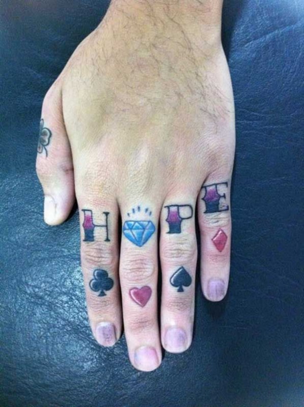 Beautiful Finger Tattoo Designs 2013