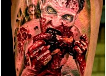 Check Out The Dangerous Zombie Tattoo Designs