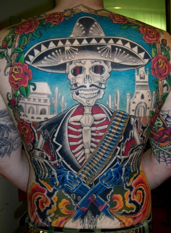 Gangster Tattoo Designs - Mexican