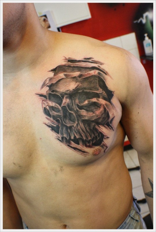 Highly Popular Chest Tattoo Designs Via Public Likes