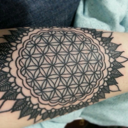 Mandala Flower Tattoo Sleeve