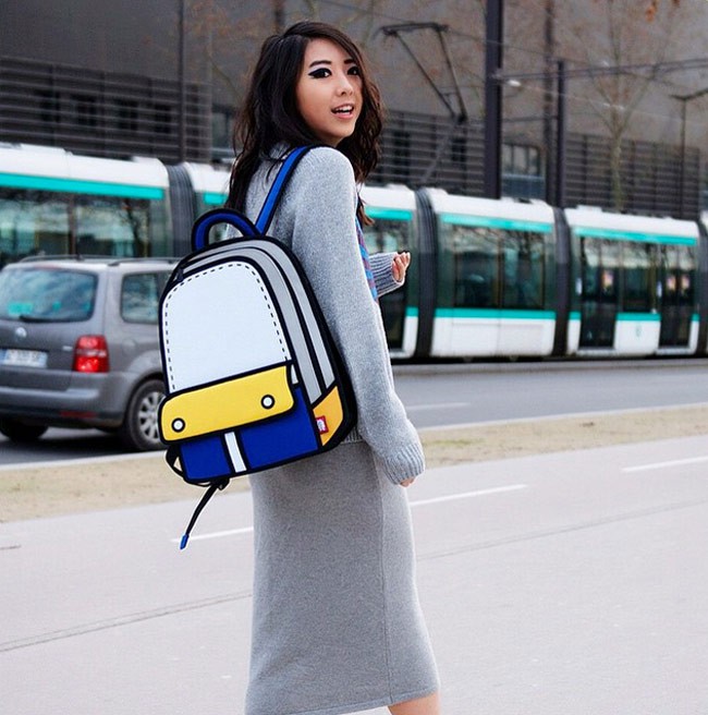 Cartoon Bags Designed To Look Like Cartoon Drawings