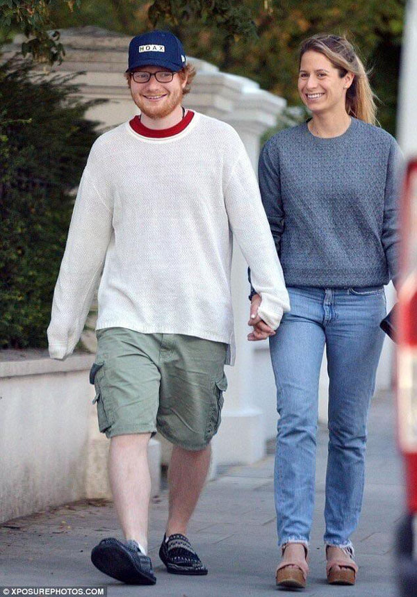Ed Sheeran looks more like an imaginary friend than a fiancé