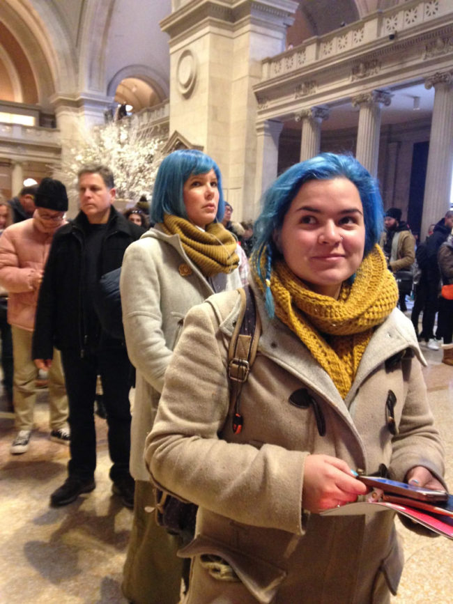 I’m visiting the USA for the first time, found a glitch in the Matrix yesterday as I stood in line at the MET, NY