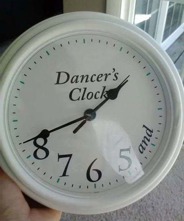 Dancer's clock