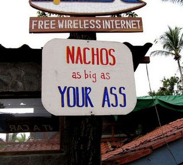 Wow, free WiFi