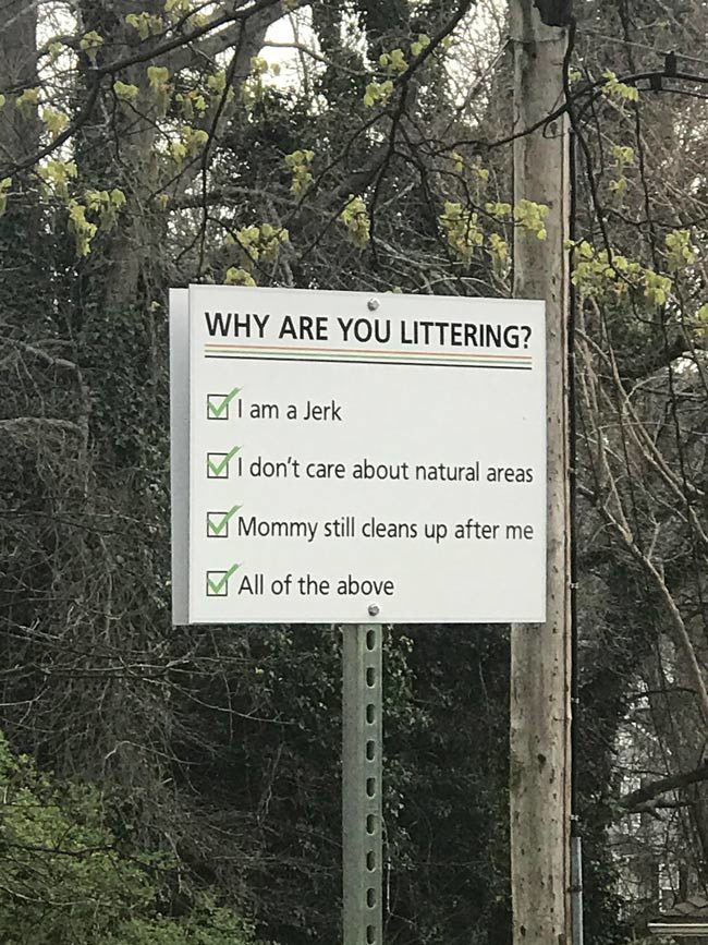 Spotted this sign in my neighborhood in Chattanooga, TN. I like the local authorities