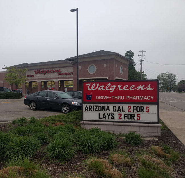 My local Walgreens is branching out..