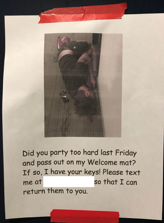 Found this posted up in my apartment complex