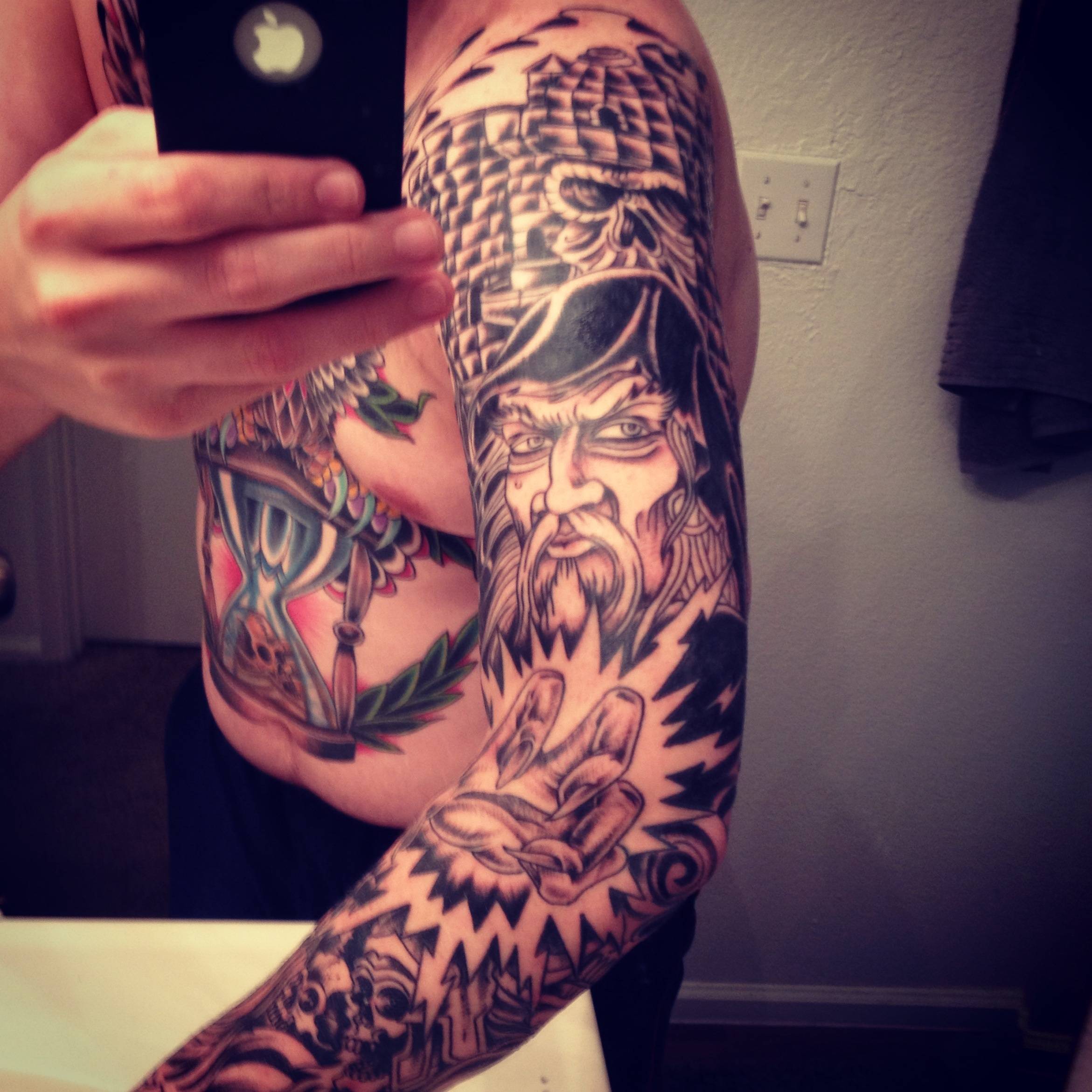 Steve Phipps : Tattoos : Sleeves : Safe To Shore