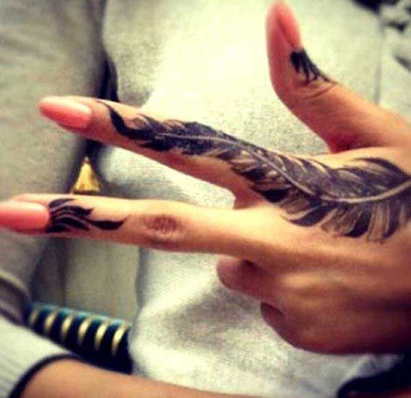 Beautiful Finger Tattoo Designs 2013