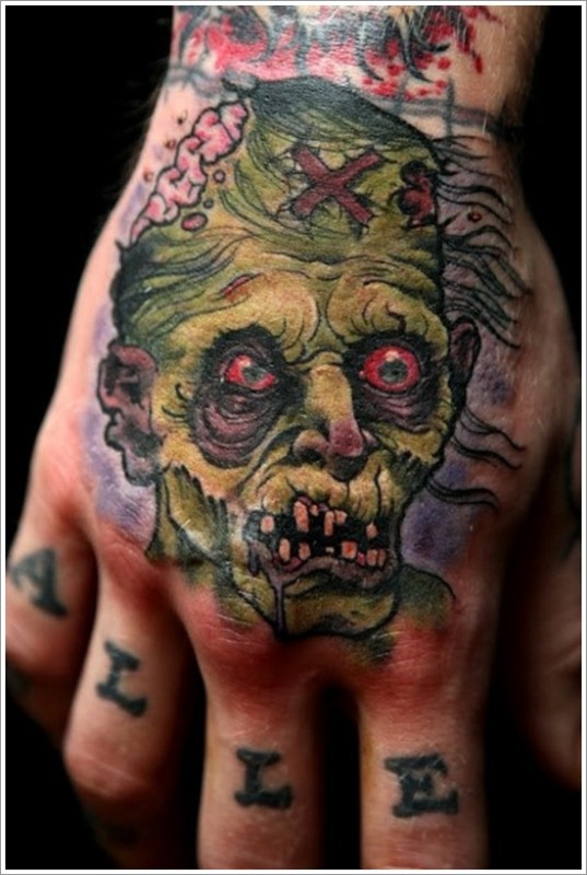 Check Out The Dangerous Zombie Tattoo Designs