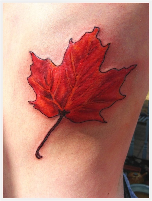 Get Delicate Leaf Tattoo On Your Body...