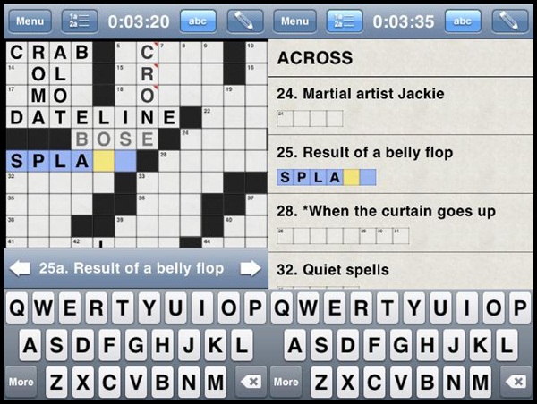 about nytimes crosswords