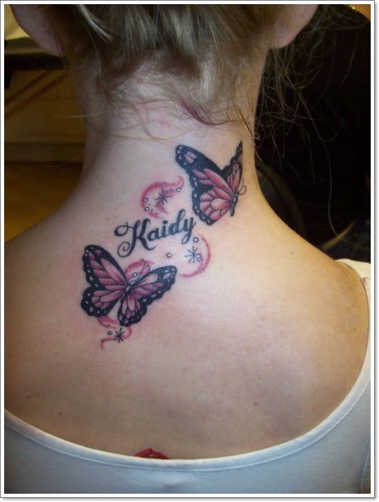 3d-butterfly-tattoo-on-neck-back-for-girls – Odd Stuff Magazine