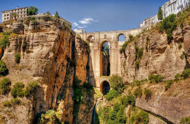 bridges ancient bridge mysterious spain ronda malaga around norway