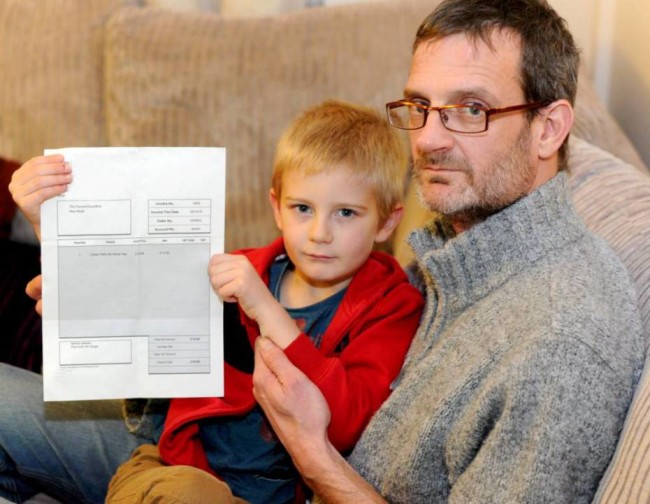 Boy, 5, invoiced for £16 ‘no show’ fee after missing friend’s birthday party - Court action threatened