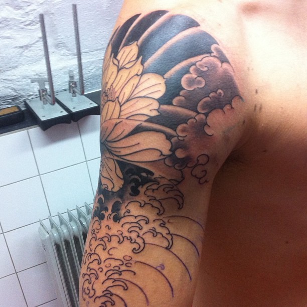 First session of my japanese arm (Cokney Paris France)