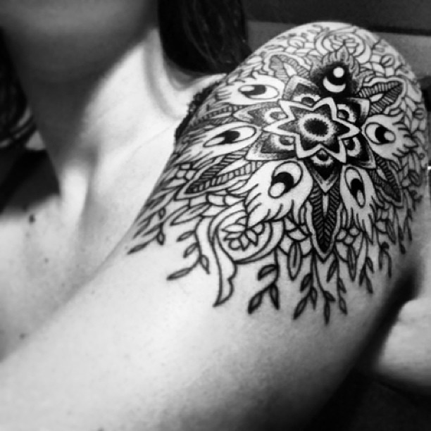 My arm mandala, by Lisa Orth of Seattle, WA