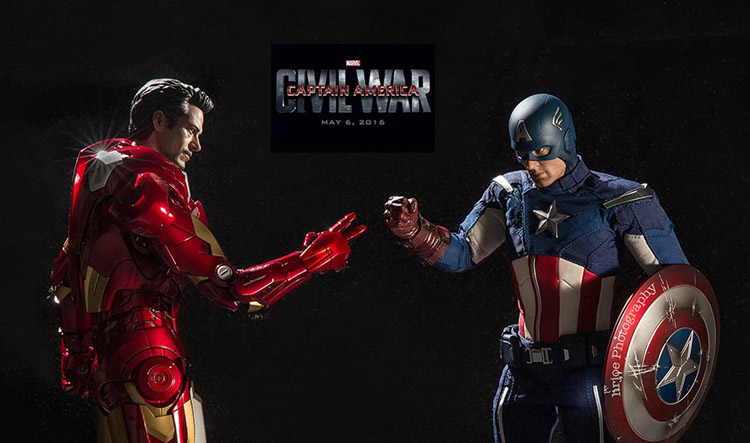 Civil War, Funny Superheroes by Edy Hardjo 