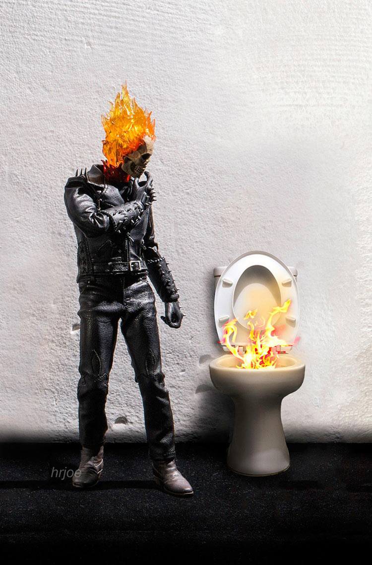 Fire Poop, Funny Superheroes by Edy Hardjo 