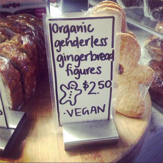 Funny Gingerbread Sign