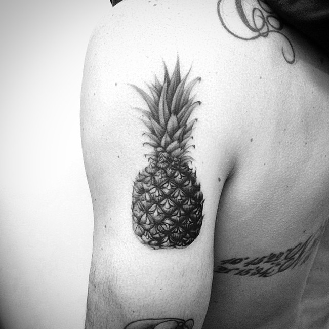 Odd Pineapple Tattoo