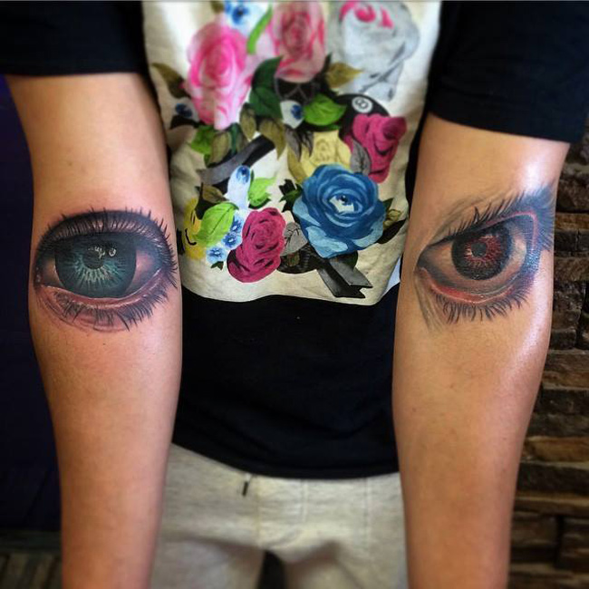 Realistic Eyes Tattoos