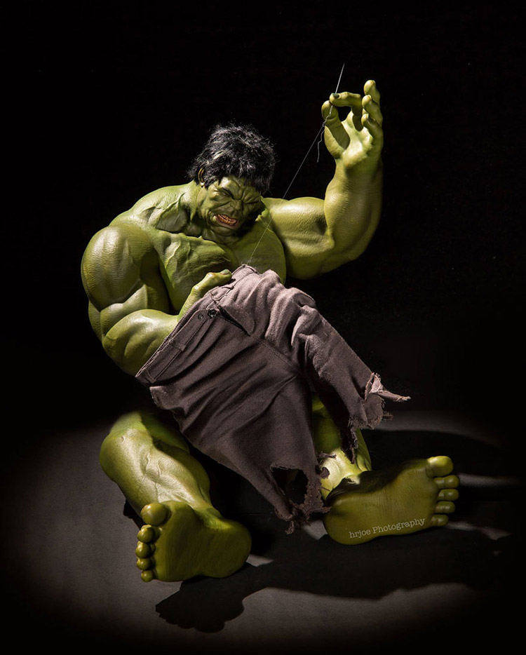 Sowing Hulk, Funny Superheroes by Edy Hardjo 