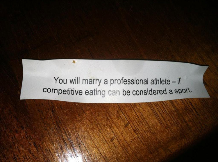Thanks fortune cookie