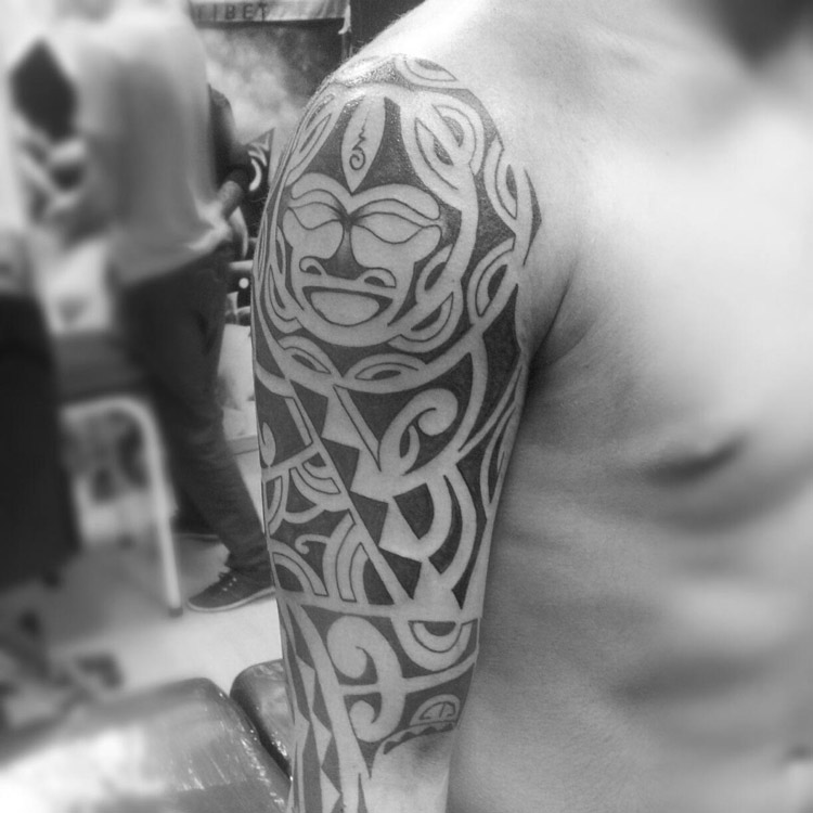 Sleeve Tribal Tattoo Design