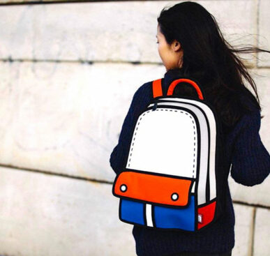Cartoon Bags Designed To Look Like Cartoon Drawings
