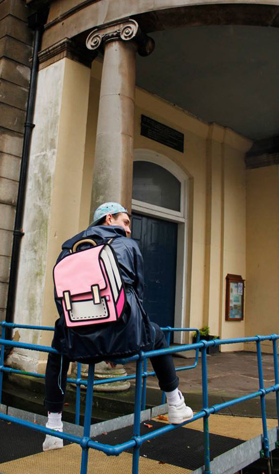 Cartoon Pink Backpack