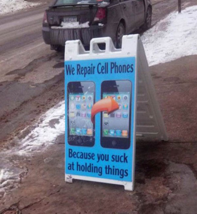 I need my cell phone repaired
