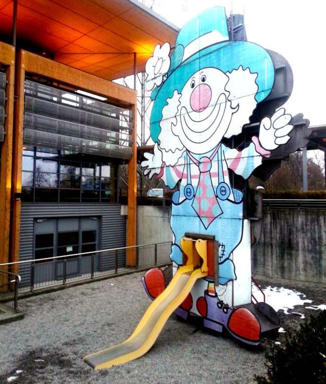 Clown With Slide