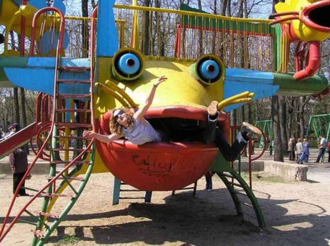 40 Scary Playgrounds Will Give Your Children Nightmares
