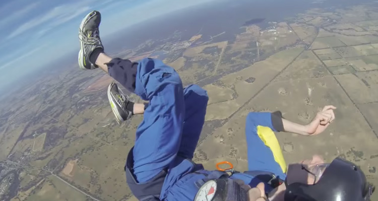 Skydiving Seizure - Jumpmaster Pulls Ripcord