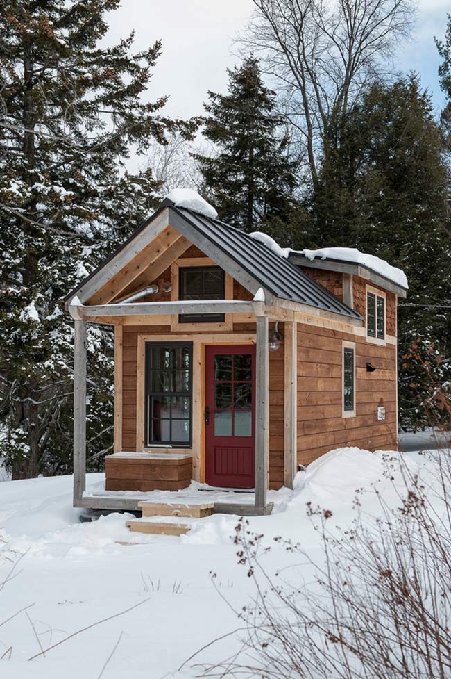 Small House in the Snow