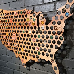 US Beer Cap Map