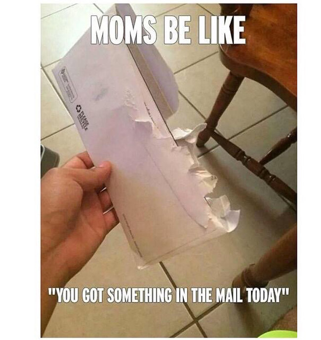 Moms always do this