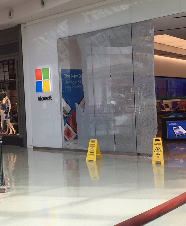 Crashed so bad, they needed to reinstall windows.