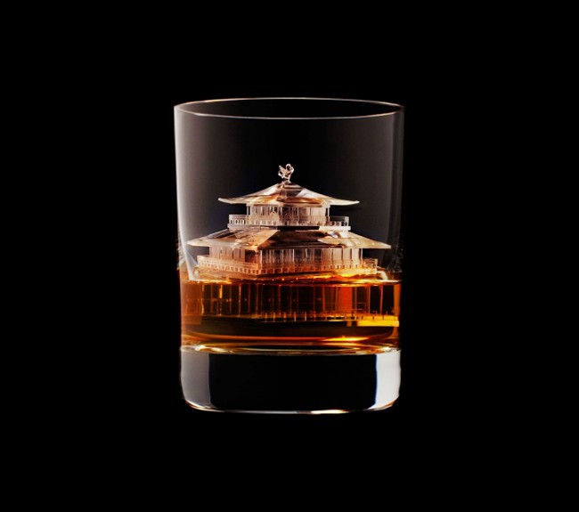 Kinkaku-ji - Zen Buddhist Temple 3D Ice Cube