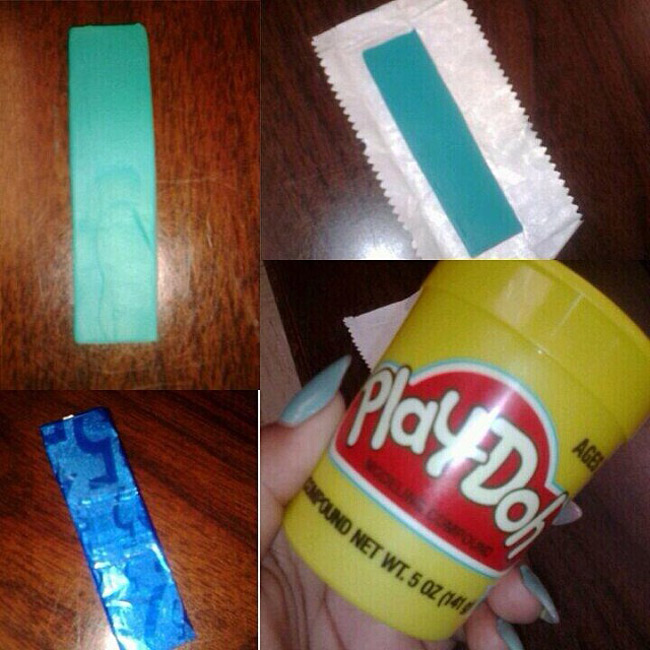 Play-Doh Gum Prank