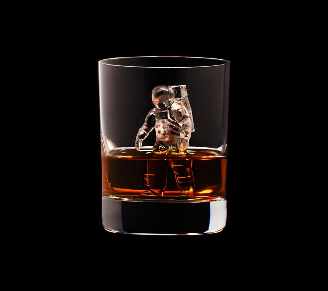Spaceman 3D Ice Cube