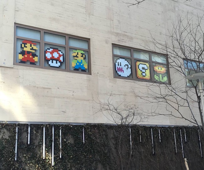 Street View, Mario Post It notes