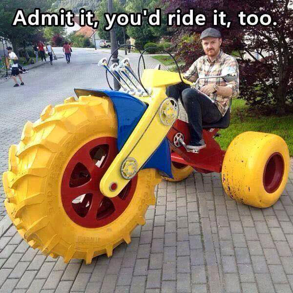 You'd ride it