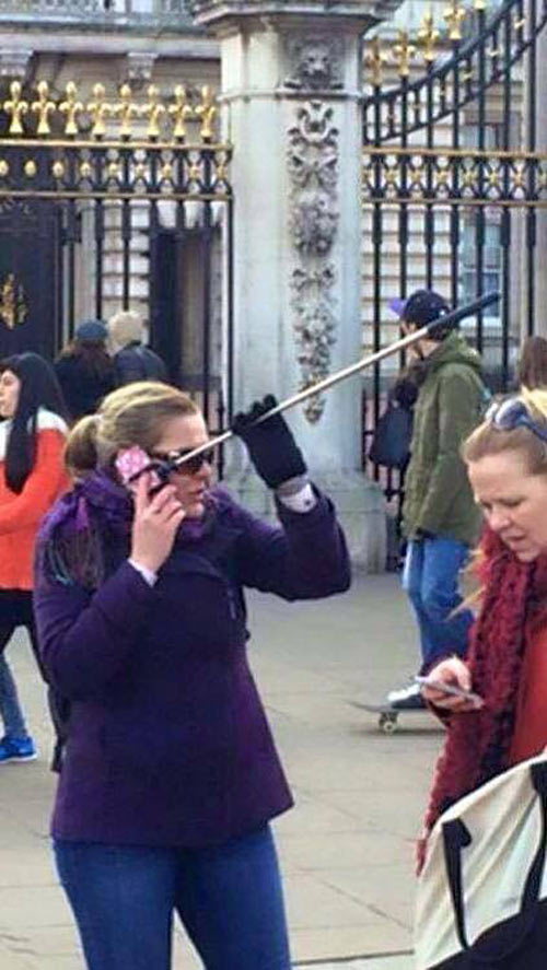How to look even more like an idiot with a selfie stick.