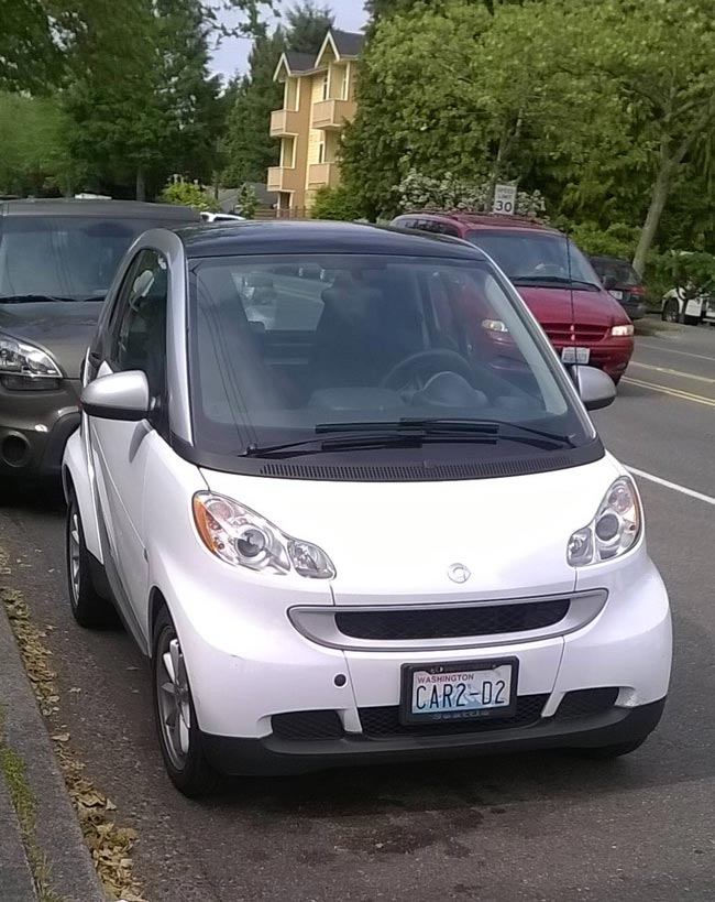Car2-D2 Smart Car Plate